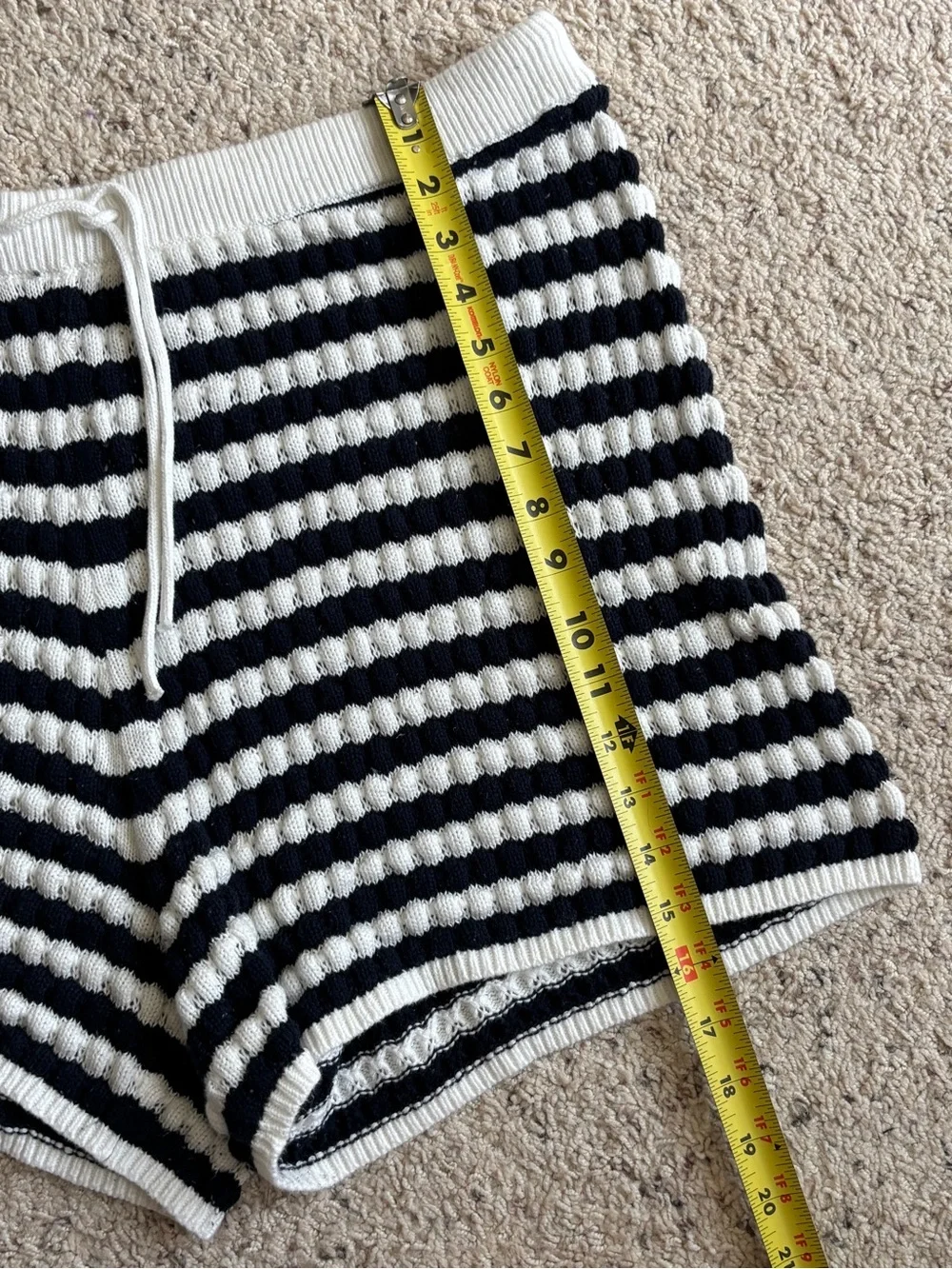 Old Navy Navy White Striped Short sleeves top - shorts matching Set ladies Ltall